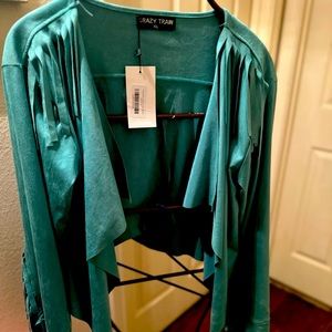 NWT Crazy Train Suede Jacket SZ XL